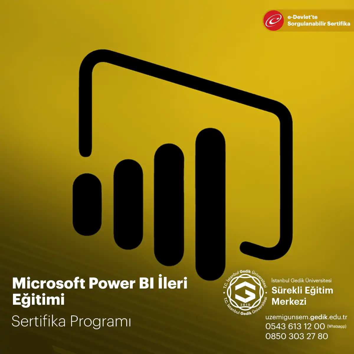 Microsoft Power BI İleri Eğitimi Sertifika Programı